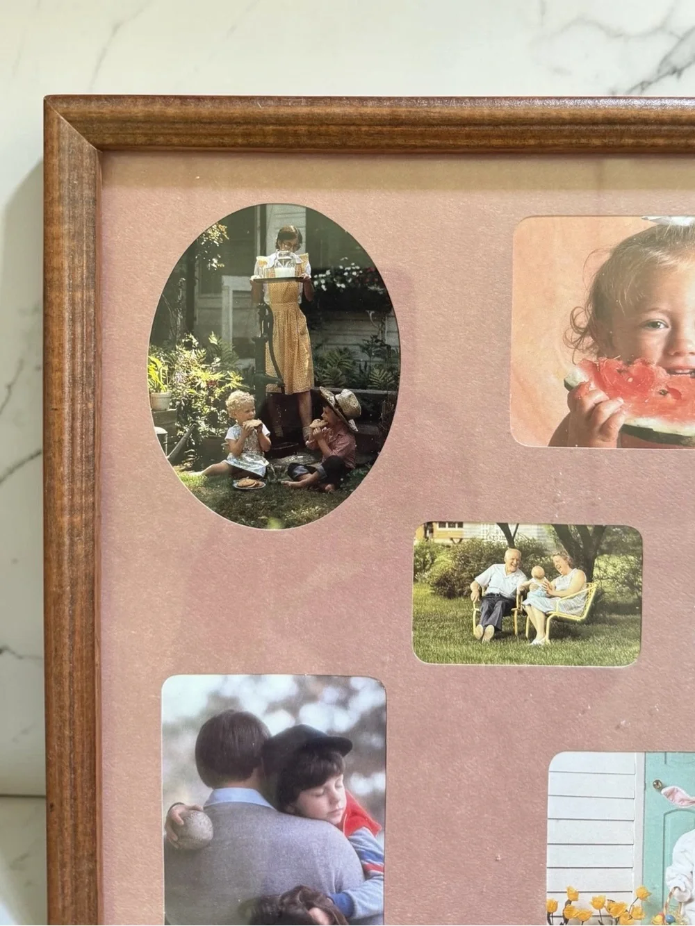 Empress Wood Frame Multi-Opening Photo Collage Frame 11x14” Holds 8 Photos